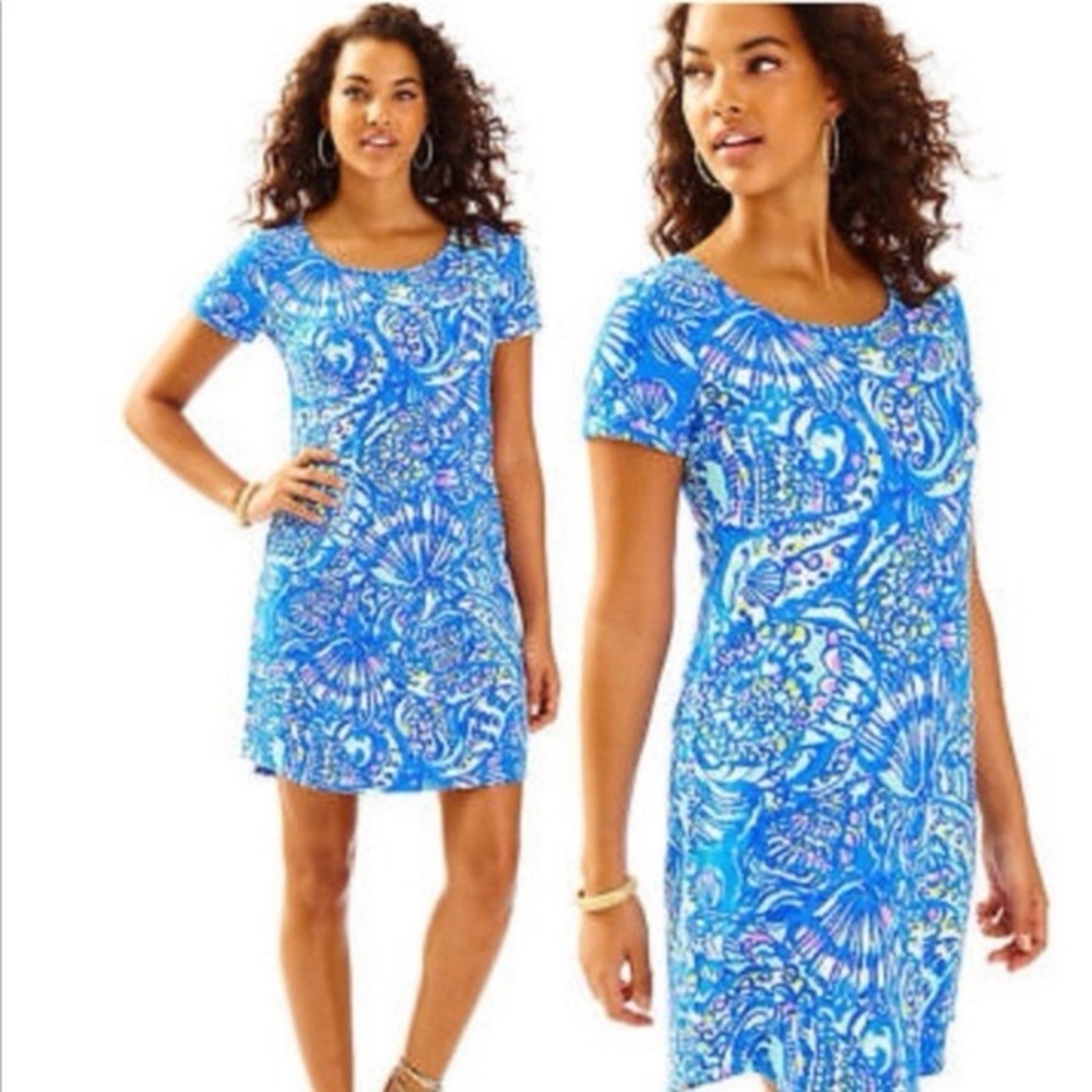 NWT Lilly Pulitzer Short Sleeve UPF 50+ Tammy Dress - Size Large
